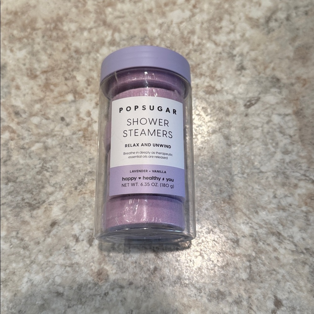 POPSUGAR Lavender Vanilla Shower Steamers